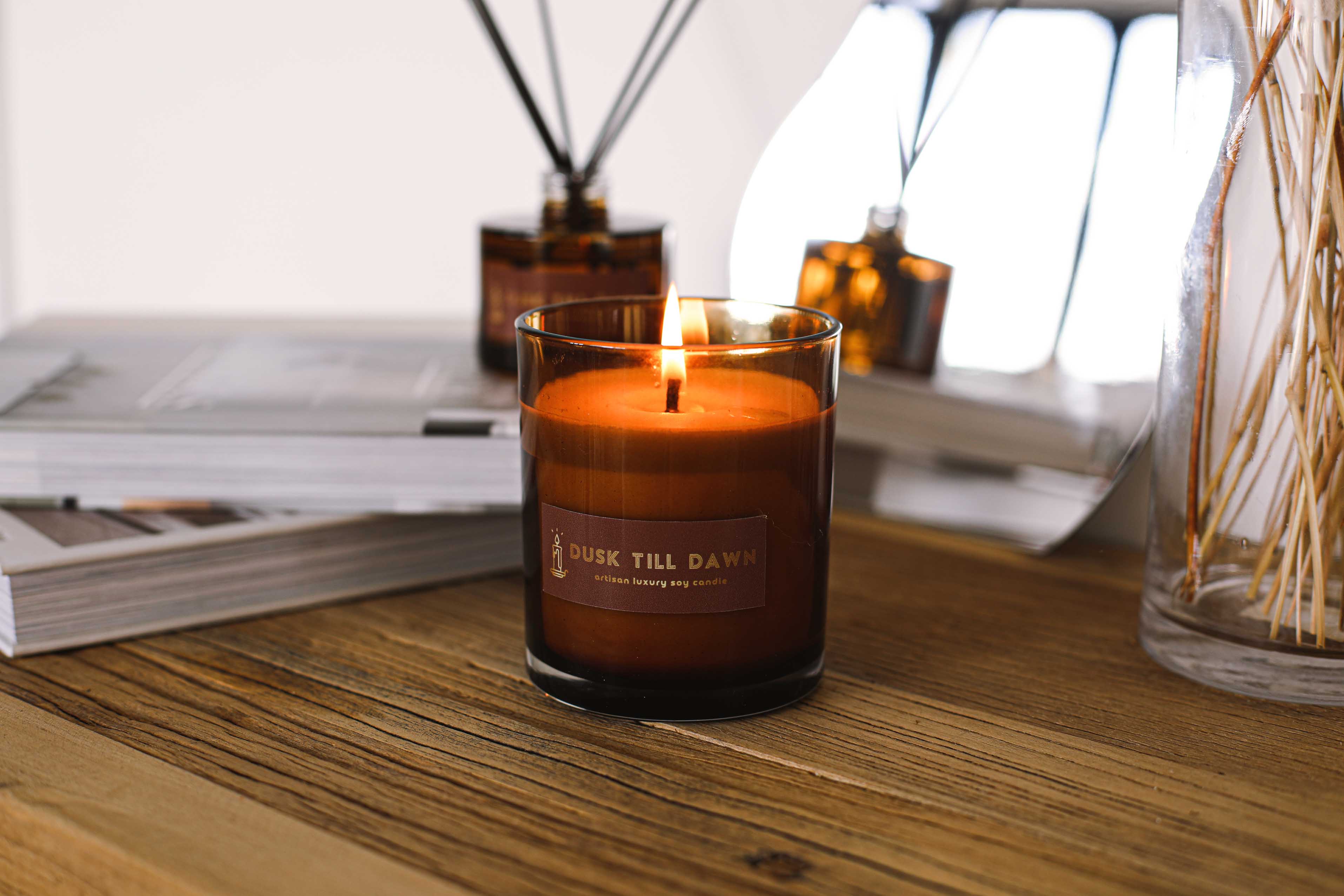 Luxe Amber Soy Candle